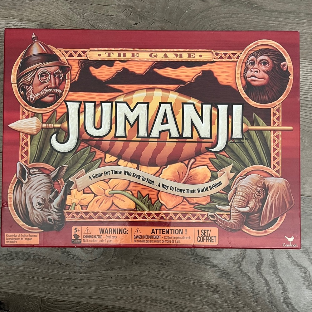 Jumanji game 2018 Colombia picture industries   Family fun pieces still sealed